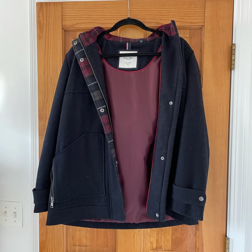 Tommy Hilfiger Navy Dress Coat GREAT condition